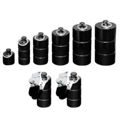 Zwart Metalen Gewichten (paar) Met Klemmen 2x200 Gram -Rimba Seksshop 0253 50 500gram 3