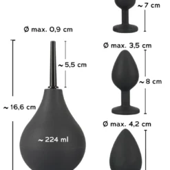 4-piece Anal Erotic Anal Kit By Black Velvets 16 4-piece Anal Erotic Anal Kit By Black Velvets -Rimba Seksshop 05378530000 nor g