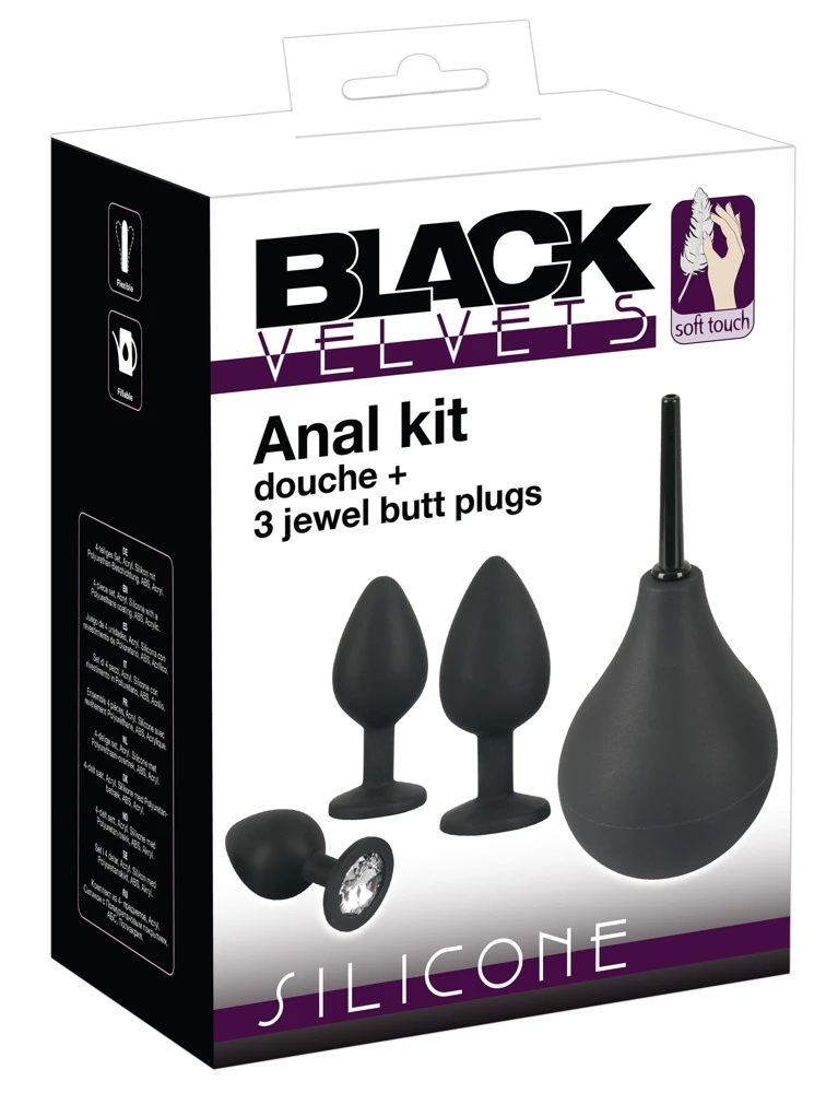 4-piece Anal Erotic Anal Kit By Black Velvets 10 4-piece Anal Erotic Anal Kit By Black Velvets - Afbeelding 8