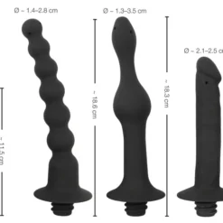 Silicone Douche With 4 Attachments By Black Velvets -Rimba Seksshop 05384000000 nor k 1