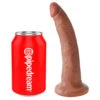 King Cock 7 'realistische Latino Gekleurde Dildo Met Een Zuignap Van Pipedream -Rimba Seksshop 05444850000 size kink cock dildo