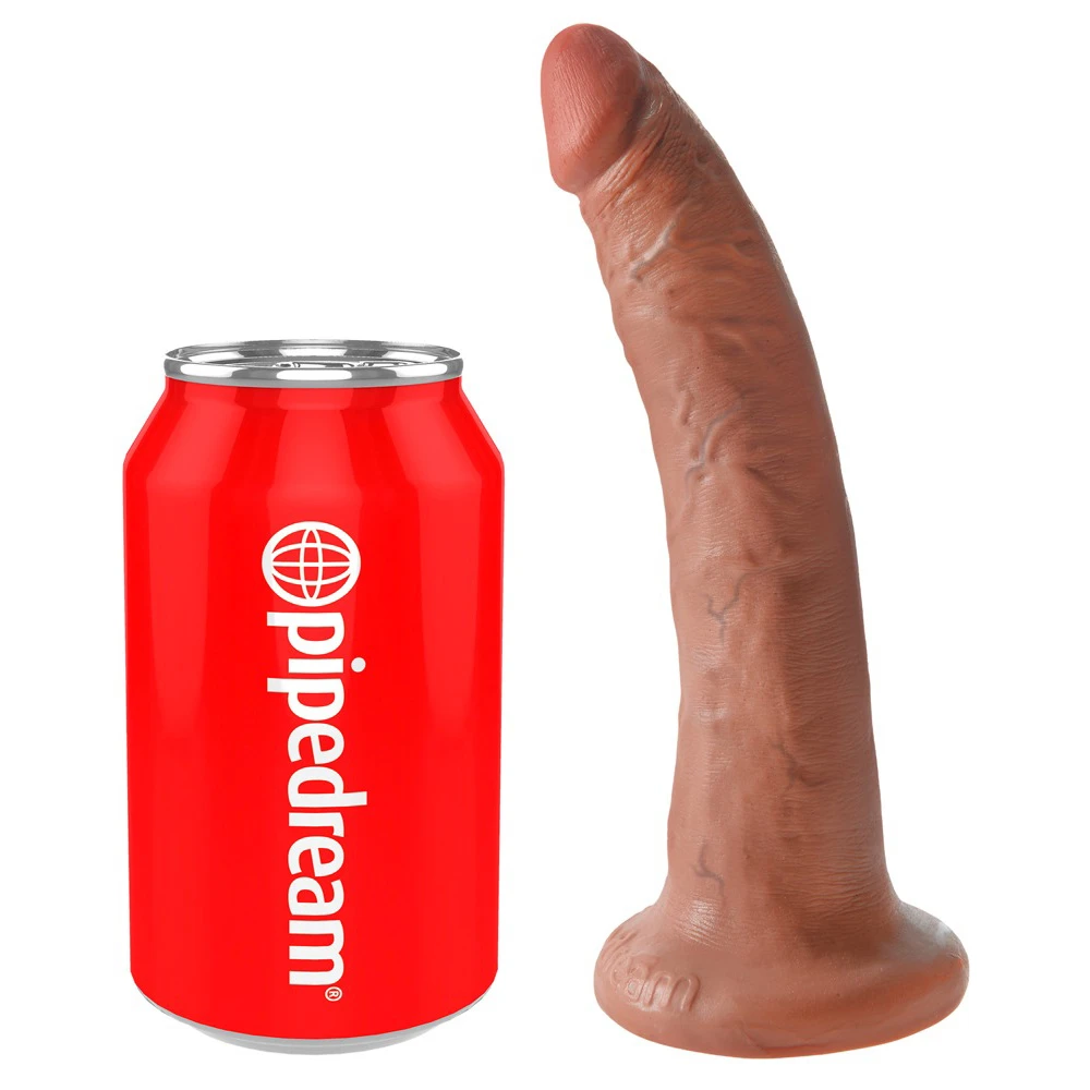 King Cock 7 'realistische Latino Gekleurde Dildo Met Een Zuignap Van Pipedream 3 King Cock 7 'realistische Latino Gekleurde Dildo Met Een Zuignap Van Pipedream