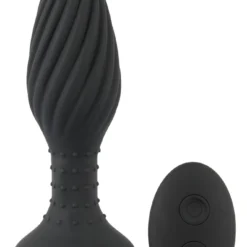Op Afstand Bedienbare Buttplug Met Spiraalvormig Ontwerp En Stimulerende Stippen Van ANOS 12 Op Afstand Bedienbare Buttplug Met Spiraalvormig Ontwerp En Stimulerende Stippen Van ANOS -Rimba Seksshop 05507600000 nor a