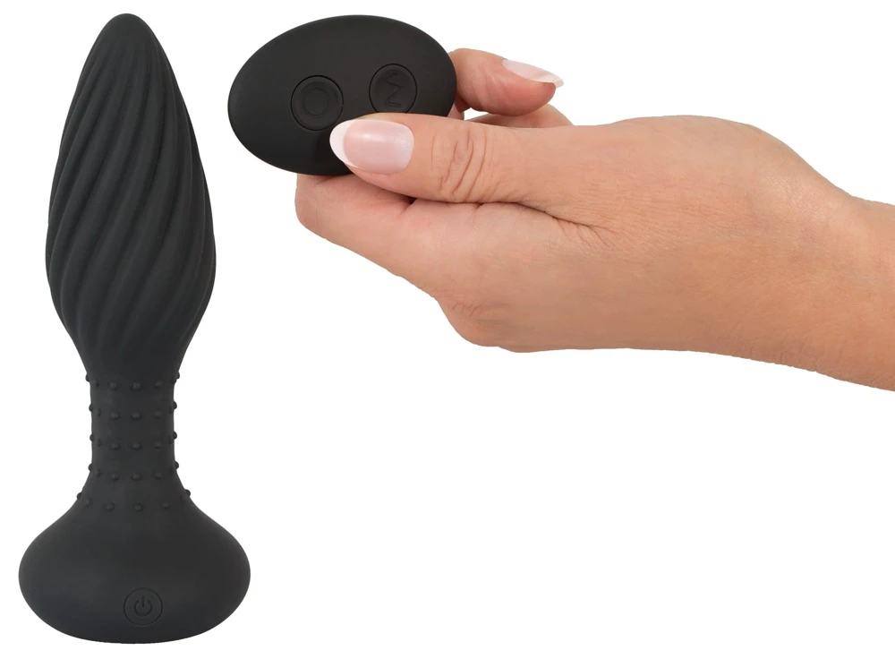 Op Afstand Bedienbare Buttplug Met Spiraalvormig Ontwerp En Stimulerende Stippen Van ANOS 4 Op Afstand Bedienbare Buttplug Met Spiraalvormig Ontwerp En Stimulerende Stippen Van ANOS - Afbeelding 2