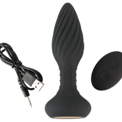 Op Afstand Bedienbare Buttplug Met Spiraalvormig Ontwerp En Stimulerende Stippen Van ANOS 13 Op Afstand Bedienbare Buttplug Met Spiraalvormig Ontwerp En Stimulerende Stippen Van ANOS -Rimba Seksshop 05507600000 nor g