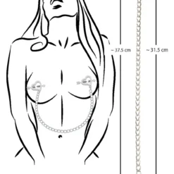 Heart Shaped Nipple Clamps By Bad Kitty -Rimba Seksshop 05557970000 nor f