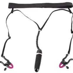 Bad Kitty Schaamlippen Spreider String Met Vibrator