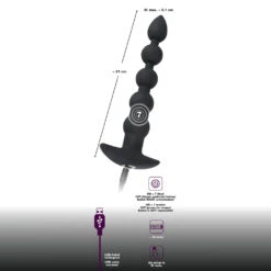Oplaadbare Anal Beads Van Black Velvets 14 Oplaadbare Anal Beads Van Black Velvets -Rimba Seksshop 0592820 05