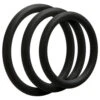 Thin Cockring 3 Set - Black By Doc Johnson