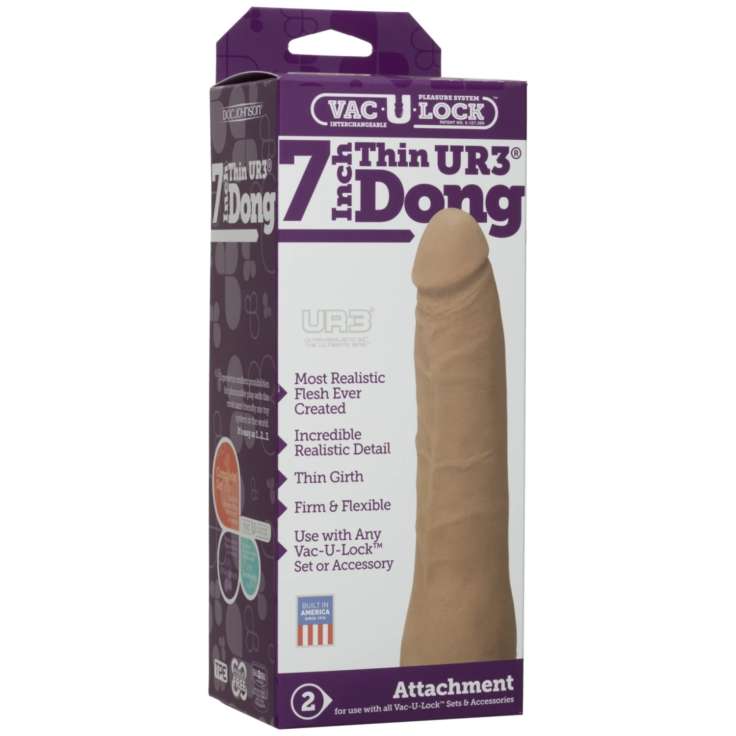 Realistische ULTRASKYN Dildo - 18 Cm Van Doc Johnson 3 Realistische ULTRASKYN Dildo - 18 Cm Van Doc Johnson