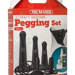 Silicone Pegging Set By Vac-U-Lock Doc Johnson