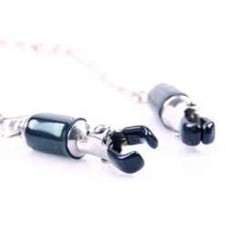 Verstelbare Tepelklemmen Met Ketting - Silver By Master Series -Rimba Seksshop 112 kio 2119 nipple clamps strong chain 25958