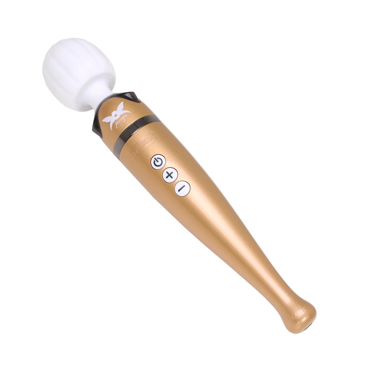 Pixey Deluxe Gold Edition Gold Edition - Oplaadbare Draadloze Massager Wand 6 Pixey Deluxe Gold Edition Gold Edition - Oplaadbare Draadloze Massager Wand - Afbeelding 4
