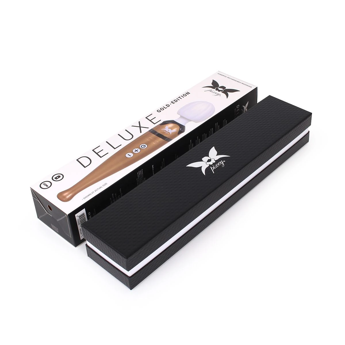 Pixey Deluxe Gold Edition Gold Edition - Oplaadbare Draadloze Massager Wand 10 Pixey Deluxe Gold Edition Gold Edition - Oplaadbare Draadloze Massager Wand - Afbeelding 8