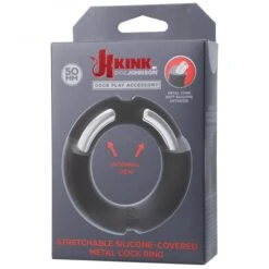 Siliconen Cockring Met Metalen Binnenkant - 50 Mm Van Kink - Doc Johnson -Rimba Seksshop 2402 20 bx 01