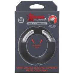 Siliconen Cockring Met Metalen Binnenkant - 50 Mm Van Kink - Doc Johnson -Rimba Seksshop 2402 20 bx 02