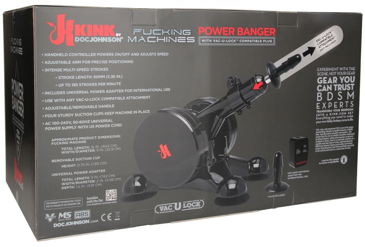 Fuck Machine - Power Banger KINK By Doc Johnson 12 Fuck Machine - Power Banger KINK By Doc Johnson - Afbeelding 10