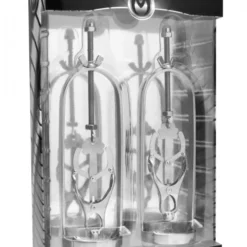 RVS Tepelklem Stretchklemmen Van Master Series 19 RVS Tepelklem Stretchklemmen Van Master Series -Rimba Seksshop 8032 ad813 stainless steel clover clamp nipple stretcher 20535