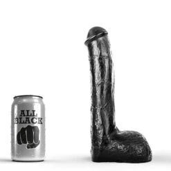 All Black - AB14 9 Inch / 23 Cm Josef Dildo From Belgium