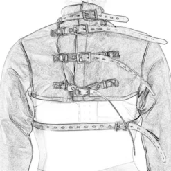 Zwart Lederen Bolero Armdwangbuis Van NLLeather 13 Zwart Lederen Bolero Armdwangbuis Van NLLeather -Rimba Seksshop BDSM Straightjacket 2