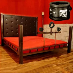 Stalen Bondage Bed Met Een Stalen Schandblok 6 Stalen Bondage Bed Met Een Stalen Schandblok -Rimba Seksshop Bondage bed