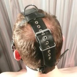 Harnas Met Opblaasbare Butterflyknevel Van NLLeather -Rimba Seksshop Butterfly Knebelharness Aufblasbar 5 600x600 1