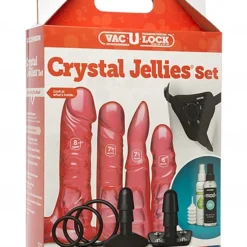 Vac U Lock Crystal Jellies Set By Doc Johnson -Rimba Seksshop Crystal Jellies Set by Doc Johnson