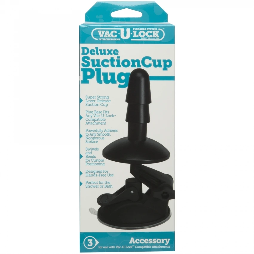 Deluxe Zuignap Plug Accessoire Van Doc Johnson 8 Deluxe Zuignap Plug Accessoire Van Doc Johnson - Afbeelding 6