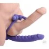 Strap-on Dildo Met Vibrerende Penisring 'Double Delight' Van You2Toys -Rimba Seksshop Double Delight Dual Penetration Rabbit Cock Ring