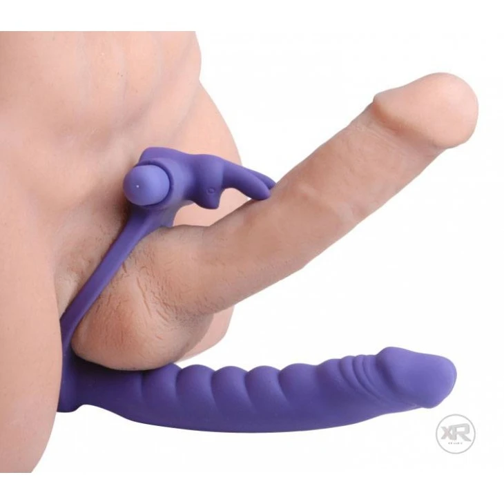 Strap-on Dildo Met Vibrerende Penisring 'Double Delight' Van You2Toys 3 Strap-on Dildo Met Vibrerende Penisring 'Double Delight' Van You2Toys