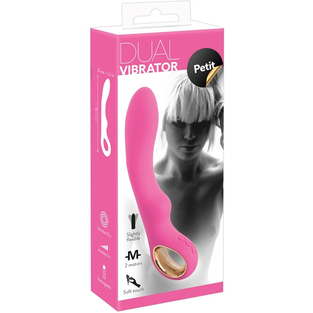 Rechargeable Dual Vibrator Petit By You2Toys 3 Rechargeable Dual Vibrator Petit By You2Toys