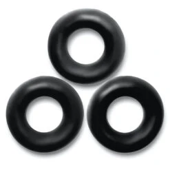 Fat Willy Cockring 3-Pack - Black By Oxballs -Rimba Seksshop Fat Willy Cockring 3 Pack 4