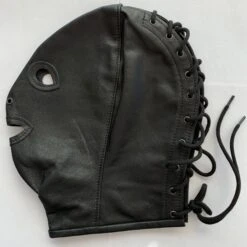 Klassiek Lederen SM Masker Van HG-Leather -Rimba Seksshop HG Leather mask 1