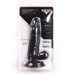 Zwarte Dildo Kiotos COX 18 Cm - Ø 38 Mm -Rimba Seksshop Kiotos COX Black 018 box