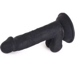 Zwarte Dildo Kiotos COX 18 Cm - Ø 38 Mm -Rimba Seksshop Kiotos COX Black 018 dildo