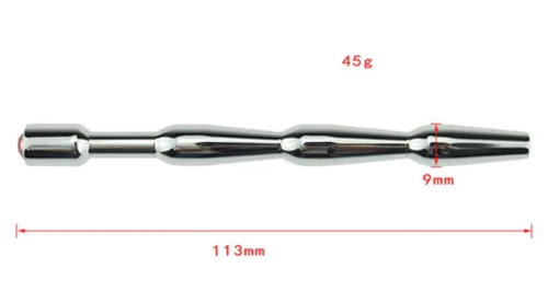 Wave Urethral Anchor Met Blauw Jewel Steentje 4 Wave Urethral Anchor Met Blauw Jewel Steentje - Afbeelding 2