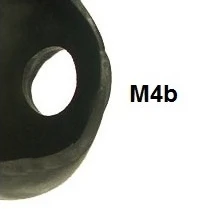 Zware Rubber Latex Helm M4B-r 4 Zware Rubber Latex Helm M4B-r - Afbeelding 2