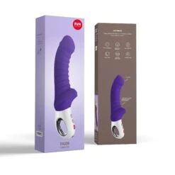 TIGER G5 Vibrator Paars By Fun Factory -Rimba Seksshop TIGER G5 Vibrator Violet Fun Factory box