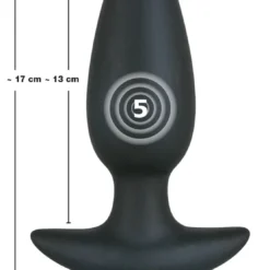 Vibrerende Plug Large 17 Cm - Ø 45 Mm Van Black Velvets -Rimba Seksshop Vibrating plug large d
