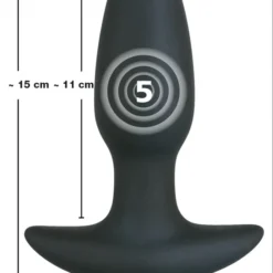 Vibrerende Plug Medium 15 Cm - Ø 30 Mm Van Black Velvets 11 Vibrerende Plug Medium 15 Cm - Ø 30 Mm Van Black Velvets -Rimba Seksshop Vibrating plug medium d
