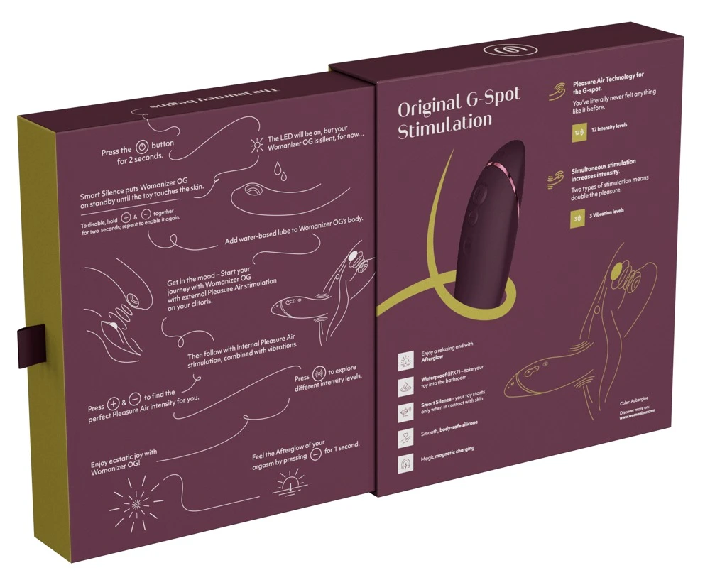 Womanizer OG Journey To Extasy - 2 In 1: Pulsator And Vibrator 16 Womanizer OG Journey To Extasy - 2 In 1: Pulsator And Vibrator - Afbeelding 14