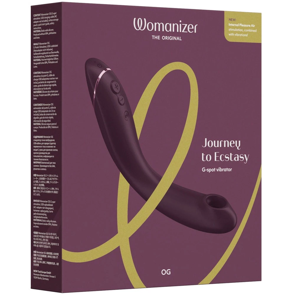 Womanizer OG Journey To Extasy - 2 In 1: Pulsator And Vibrator 3 Womanizer OG Journey To Extasy - 2 In 1: Pulsator And Vibrator