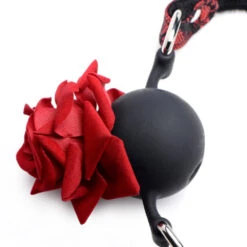 Silicone Ball Gag With Rose By Master Series -Rimba Seksshop ag574 005 1000x1000 1