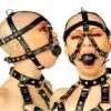 Soft Rubber Ball Gag Harness Ø 5.5cm -Rimba Seksshop balgag harness