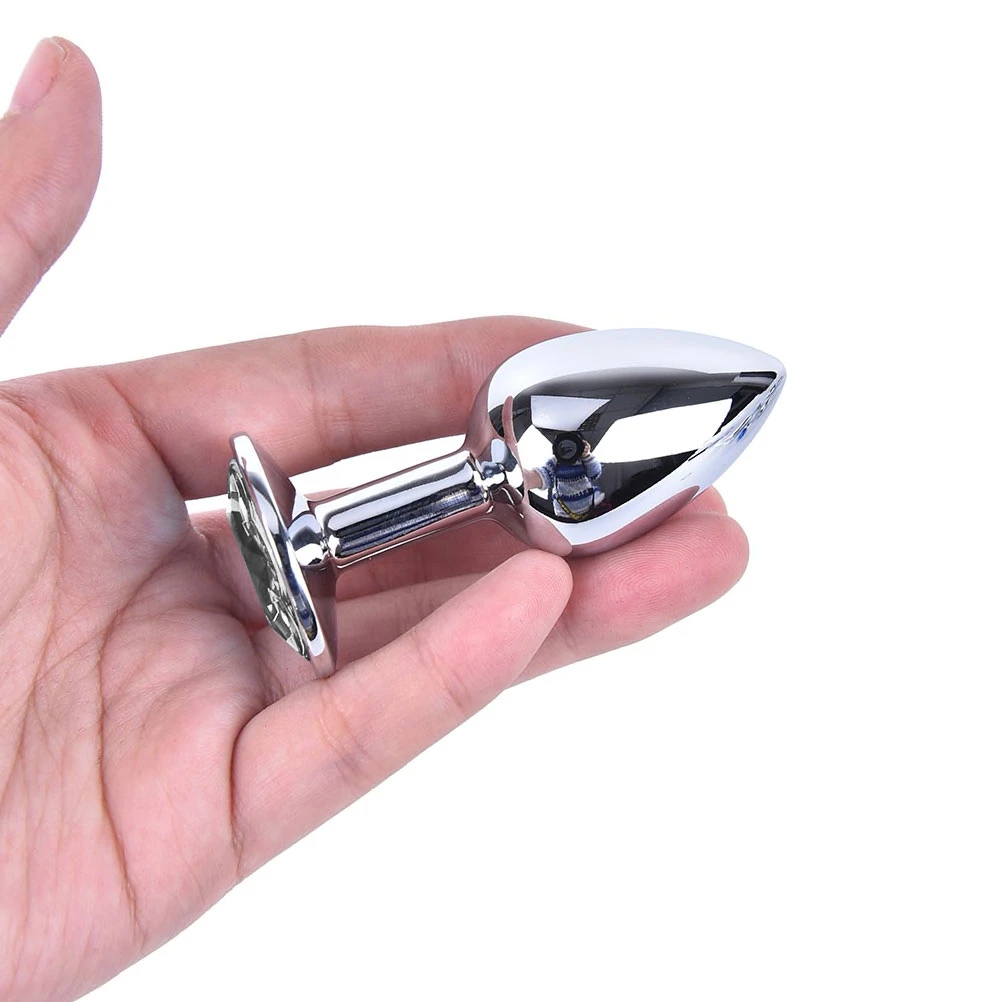 Juweel Butt Plug Transparant Ø 27mm Van MAE-Toys 5 Juweel Butt Plug Transparant Ø 27mm Van MAE-Toys - Afbeelding 3