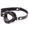 Rubber Lips Open Mond Knevel (Zwart) Van MAE-Toys -Rimba Seksshop blak lips gag 0