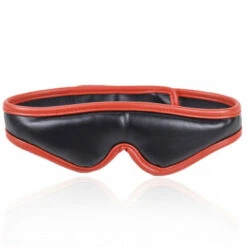 MAE-Toys Zwart/Rode Imitatielederen Blinddoek
