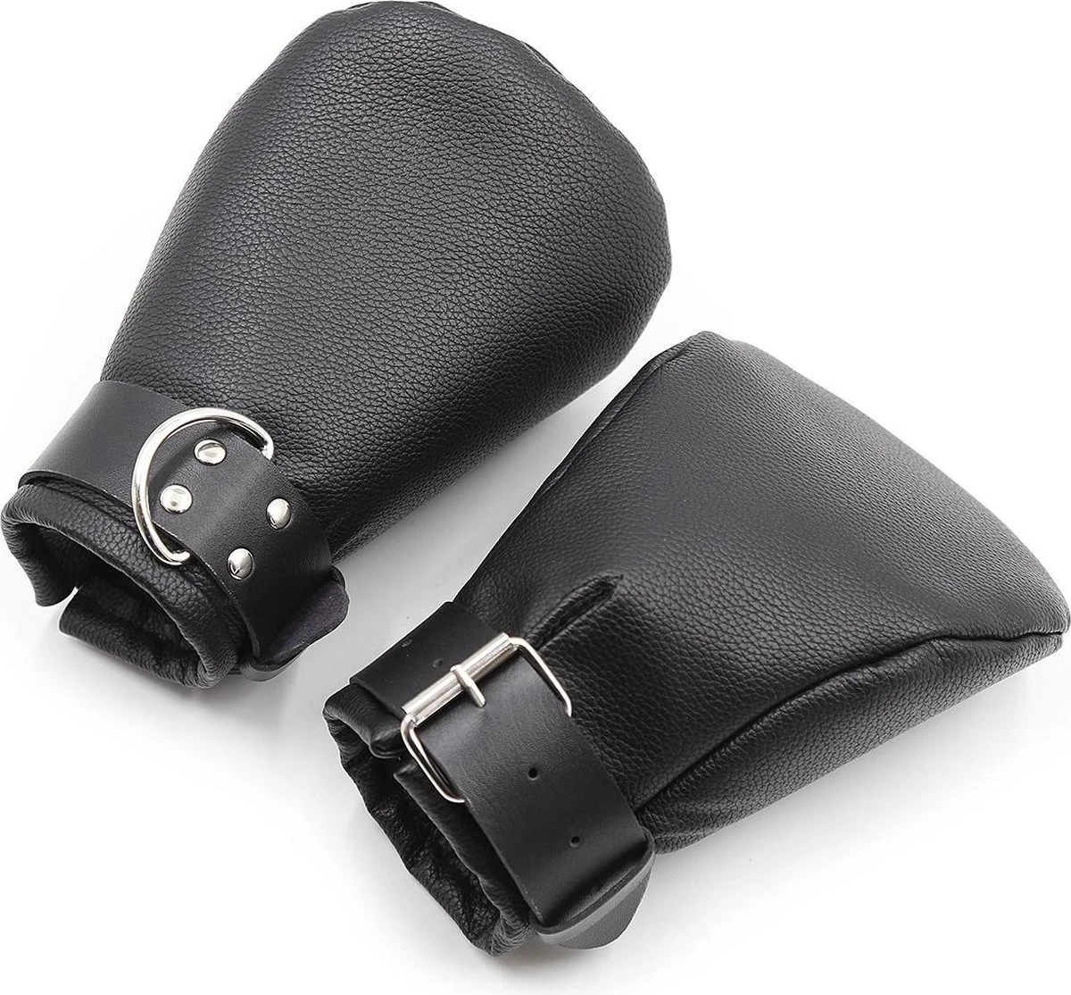 Immitatie Lederen Vuist Handschoenen 4 Immitatie Lederen Vuist Handschoenen - Afbeelding 2