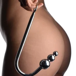 Beaded Anal Hook With Three Stimulating Balls By Master Series -Rimba Seksshop bondagehook 1 1