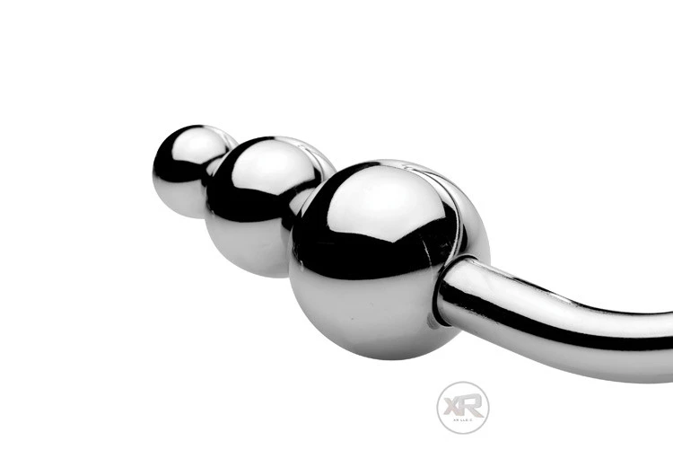 Beaded Anal Hook With Three Stimulating Balls By Master Series 6 Beaded Anal Hook With Three Stimulating Balls By Master Series - Afbeelding 4